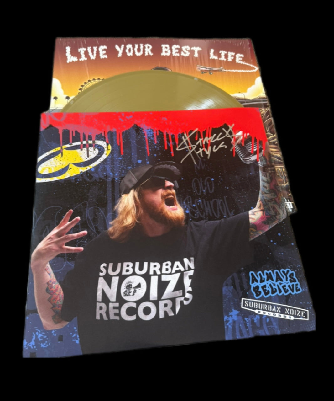 Gold Vinyl With Gold Ticket