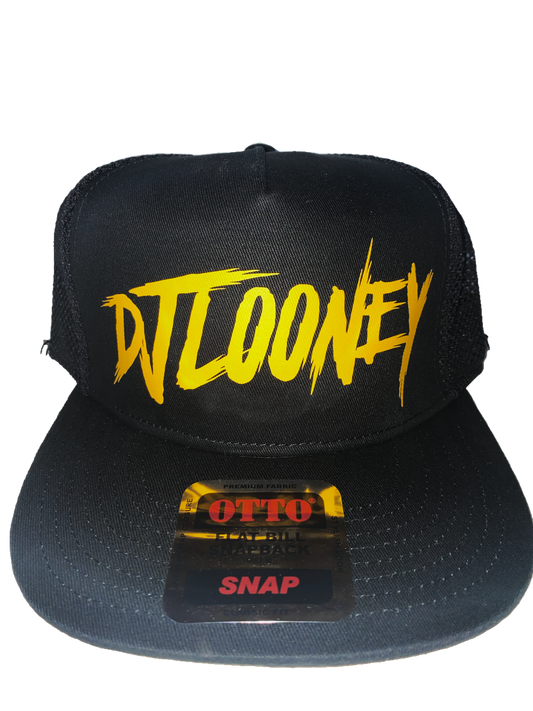 DJ Looney Black & Yellow Trucker Hat.