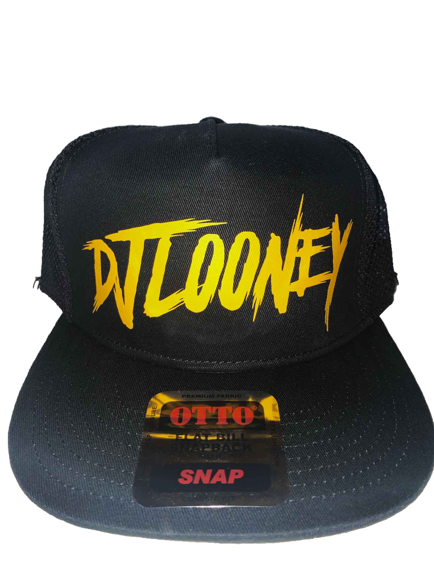 DJ Looney Black & Yellow Trucker Hat.