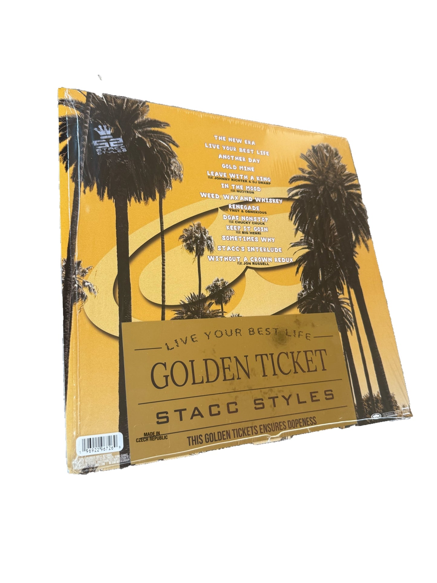 Gold Vinyl With Gold Ticket